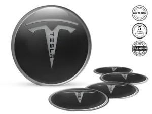 Tesla Édition Décalques Roue Autocollants Silicone Racing